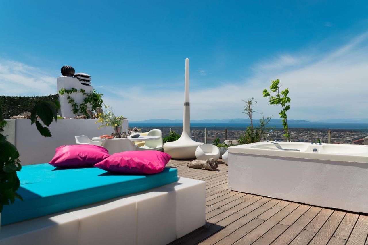 Ferienwohnung Dreamy Aegean View Athen Exterior foto